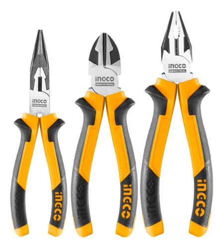 Set De Alicates 3 Piezas Ingco 3104
