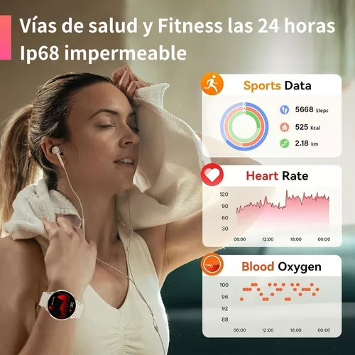 Para Reloj Inteligente Mujer Smartwatch Para Samsung Galaxy