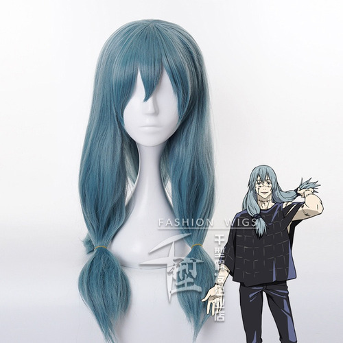 Jujutsu Kaisen Mahito Cosplay Peluca Largo Pelo 75cm