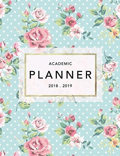 Planificador Academico 201819 Diseño Floral | Vista Semanal