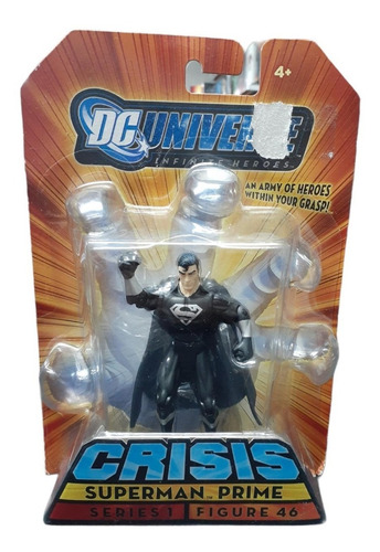 Dc Universe Crisis Superman Prime Heroes Comic 10cm Mattel