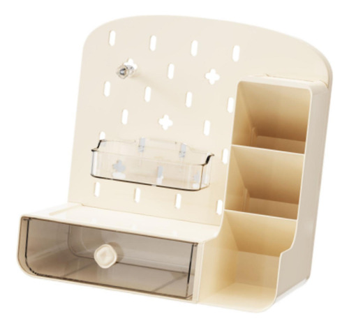 Organizador De Placa De Mesa Com Acessórios, Bege