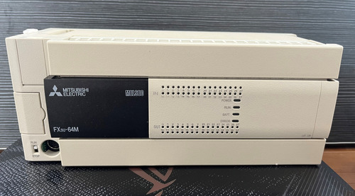 Plc Mitsubishi Fx3u-64mr/es-a Controlador Lógico Programable