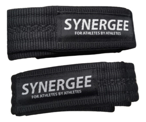 Muñequera Lifting Strap Negra Largo 53 Cm - Par - G-fitness