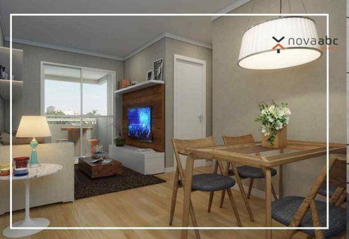 Apartamento À Venda, 48 M² Por R$ 281.000,00 - Vila Scarpelli - Santo André/sp - Ap1424