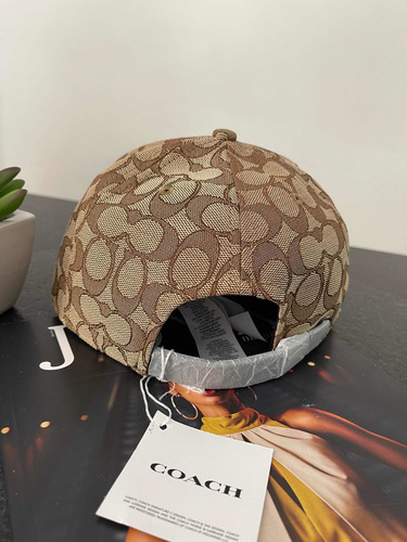Gorra Coach Café Monogram Khaki Original Flat Brim
