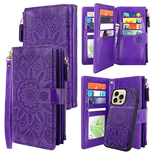 Funda Cartera Para iPhone 13 Pro 6.1 Pulgada 5g 2021 M-022