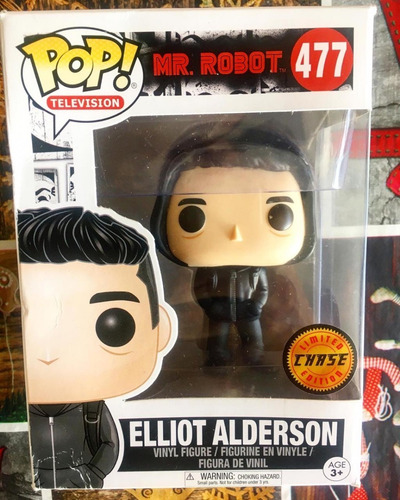 Funko Pop Elliot Alderson Chase #477 Serie Mr. Robot (Usado)