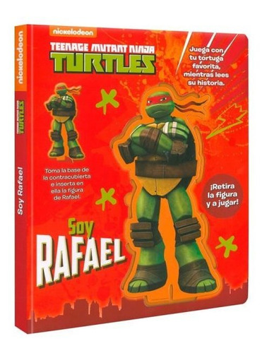 Turtles Ninja Soy Rafael Libro + Figura Base / Lexus