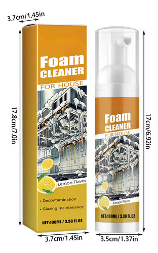 Limpiador De Espuma Doméstico Multifuncional De 100 Ml, Mult