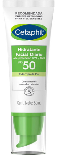 Hidratante Facial Cetaphil Diario Fps 50 Con 50ml