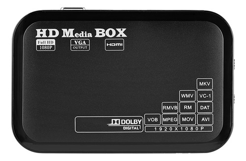 Reproductor Multimedia Mini Hd 1080p, Soporte Completo Mmc R