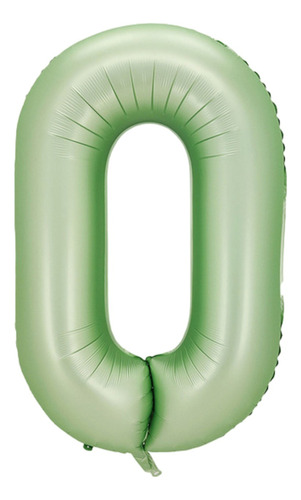 Globos Numeros Matte Color Verde Oliva Grande 90cm 