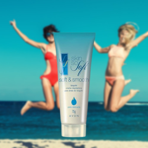 Creme Depilatório Avon Skin So Soft Para Área Íntima 75g