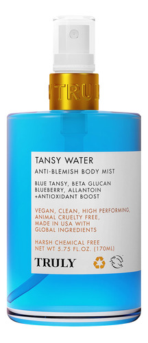 Truly Beauty Tansy Water - Bruma Corporal Y Niebla Facial An