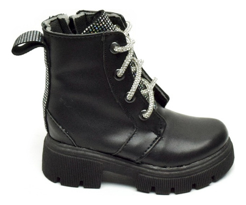 Botas Infantil Negro Y Latte 26 1909