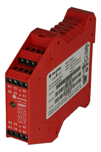 Safety Relay Monitoring Msr5t 24v Allen Bradley 440r-b23020