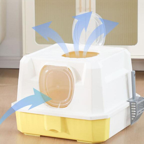 Caja De Arena Para Gatos Completamente Cubierta Caja De