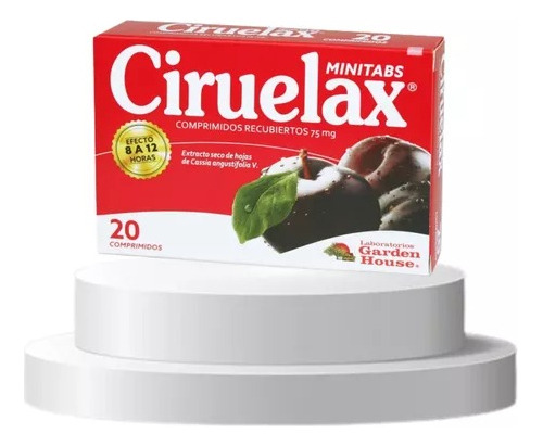 Ciruelax Minitab 75 Mg 20 Comp. Laxante Efectivo Y Natural 