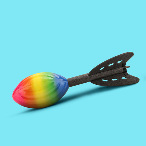 Rainbow Foam Hand Throwing Rocket Rocket Partido De