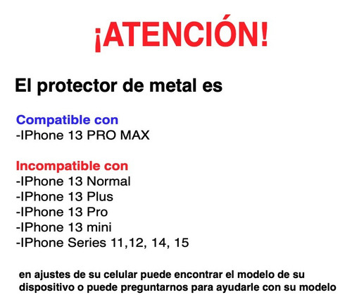 Funda Armor Survivor Para iPhone 13 Pro Max Metal Y Cristal