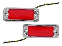 Comprar Par Plafon Lateral Camion Alpha Glo Bisel Rojo 12 Led