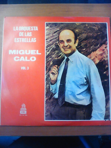 Disco Lp La Orquesta De Las Estrellas Miguel Calo (tango) 