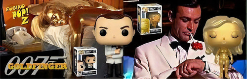 Figura de acción James Bond White Tux de Funko Pop! Movies