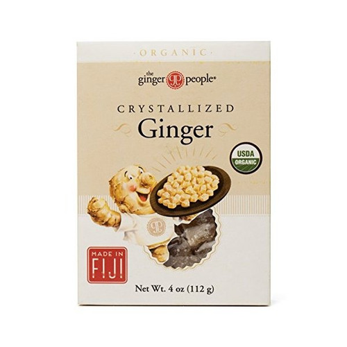 Las Personas Jengibre Orgánico Jengibre Cristalizado, 4 Caja