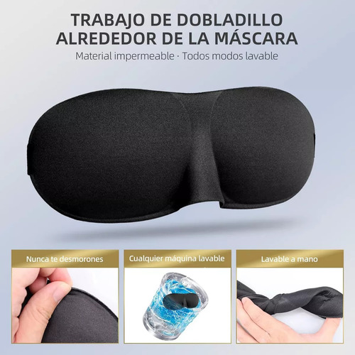 Máscara De Sueño Nocturno En 3d Para Ojos En Reposo