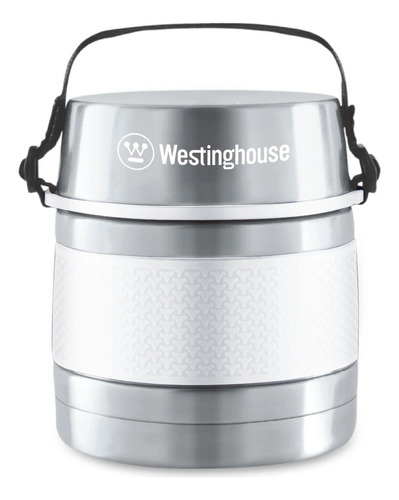 Contenedor De Alimentos Westinghouse Acero Inoxidable 750ml Color Blanco