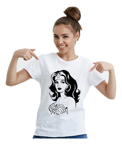 Remera - Mujer Maravilla - Manga Corta Unisex - Wonder Woman