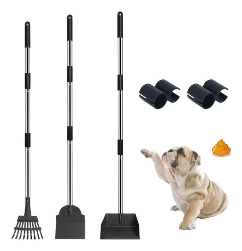 Recogedor Portátil Para Desechos De Mascotas Con 3 Piezas
