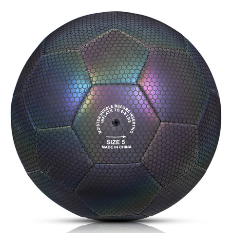 Pelota De Fútbol Reflectante Luminosa Para Entrenamiento De