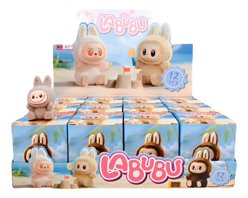 Muñeca Peluche Labubu Sorpresa Mini Playa Coleccionable X1