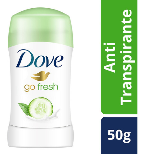 Imagen 1 de 2 de Dove Desodorante En Barra Go Fresh 50gr