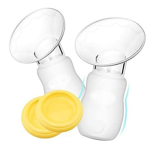 2 Paquete De Silicona Extractor De Leche Manual Con La Tapa