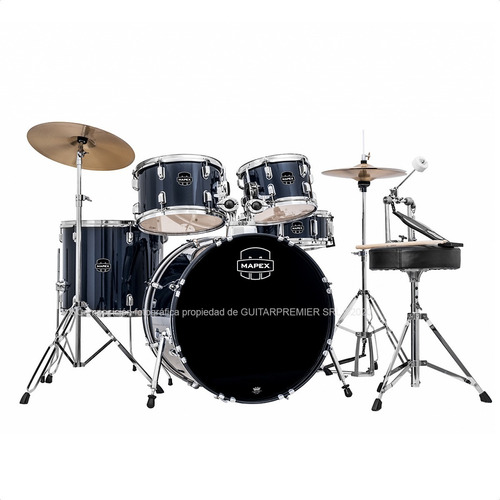 Imagen 1 de 10 de Bateria Acustica Completa 5 Cuerpos Platos Fierros Garantia