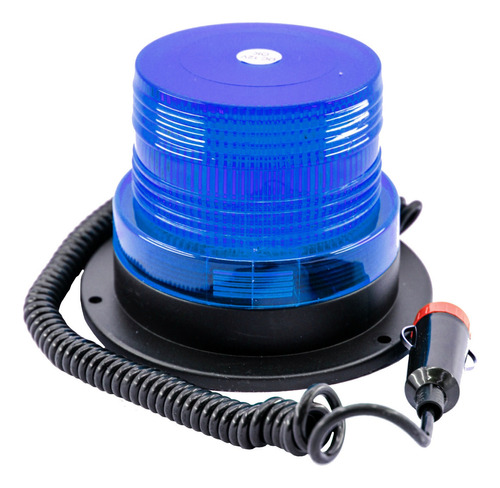 Baliza Giratoria Led Azul Seguridad Vial Premium