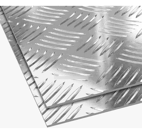 Chapa De Alumínio Xadrez 2000x1000mm Na Esp De 1.20 Mm