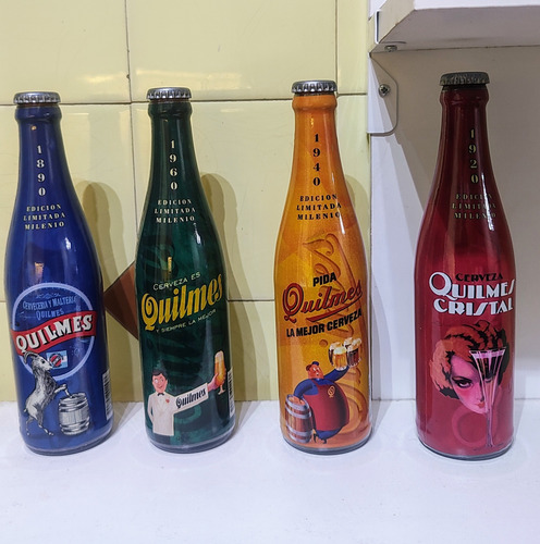 Botellas Antiguas Quilmes Decorativas Y De Colección. (Usado)