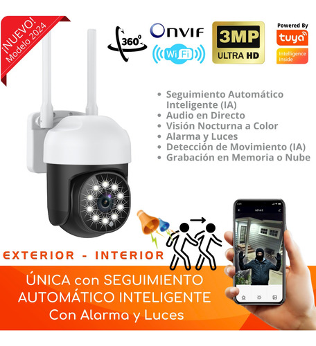 Cámara Mini Domo Wifi Inteligente Ultra Hd, Móvil P/exterior