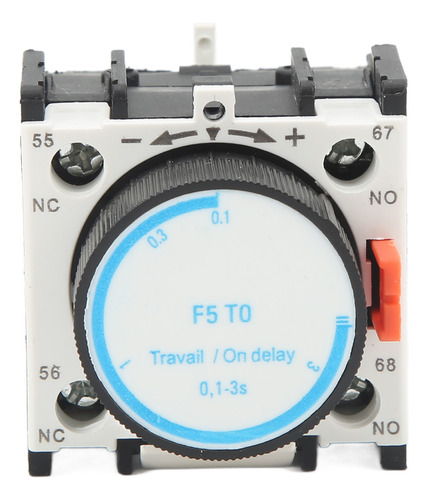 Bloque Auxiliar De Relé Air Delay Contact 1no 1nc Time On