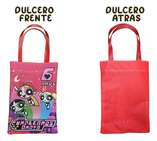 50 Dulceros Bolsita Chicas Superpoderosas 2 Fiesta Infantil