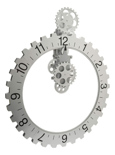 Reloj De Pared Giratorio Kikkerland Big Wheel