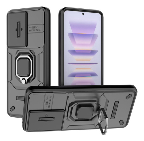 Aplicable A La Funda Magnética Con Ventana Para Teléfono Red
