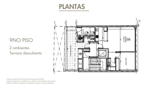 Venta Departamento 1 Ambiente A Estrenar Balcon