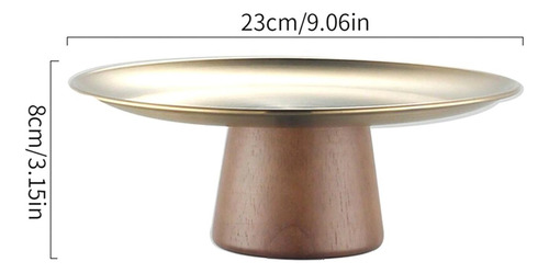 Plato De Postre Para Servir Plato Versátil 23cmx8cm