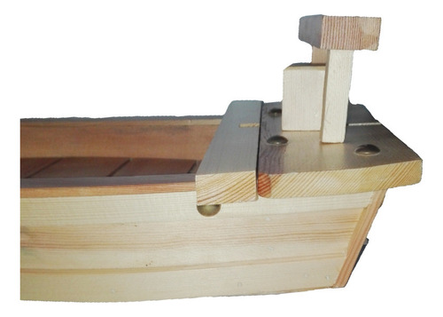 Tabla De Bambu Barco Makis Sushi 60cm Cocina Menaje Regalo