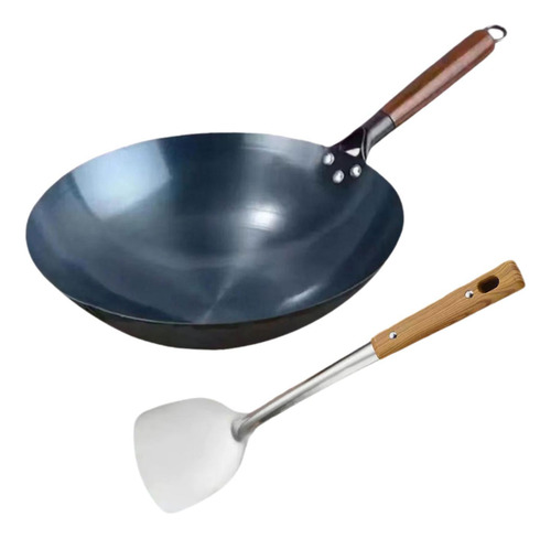 Sartén Wok Wok De Hierro Wok Para Cocinar A 30 Centímetros